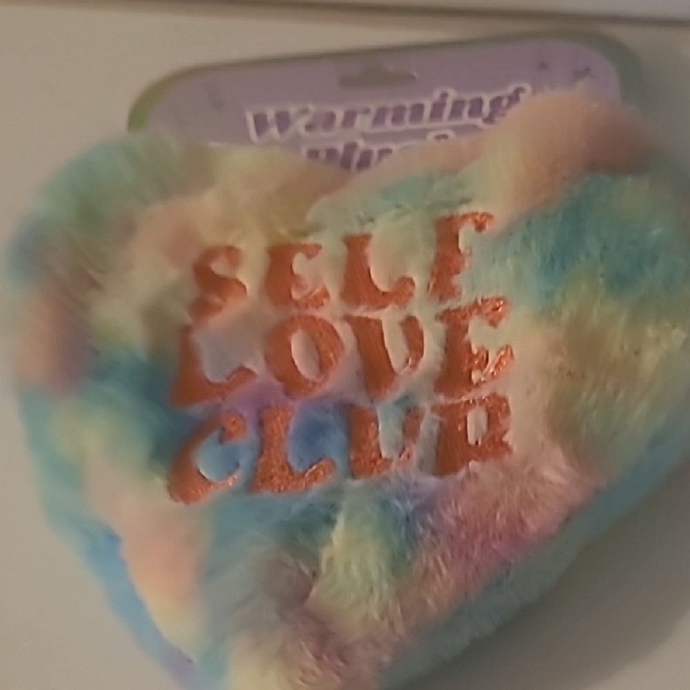 Self Love Club Heart-Shaped Warming  Plush Accessory